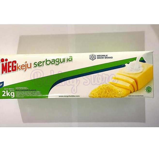 

۝ Keju Cheddar Meg Serbaguna 2kg ☏