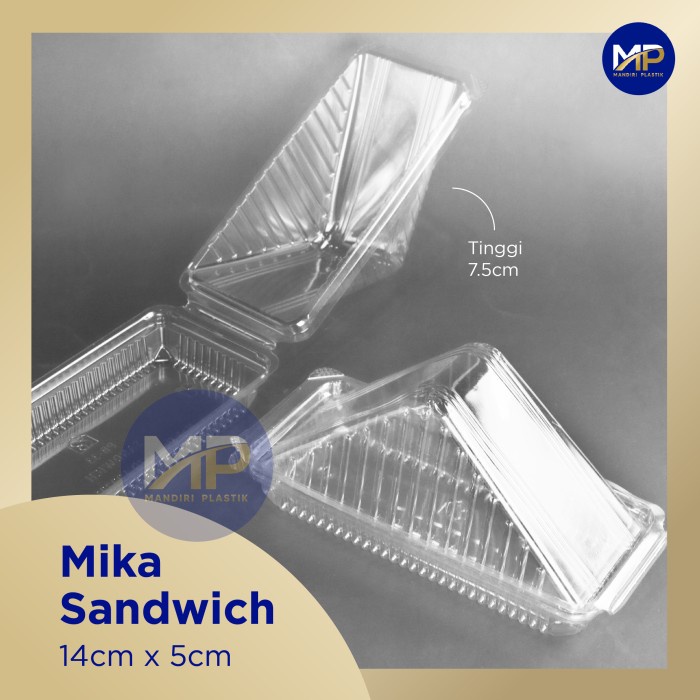 Terlaris Mika Sandwich / Mika Roti Tawar / Mika Burger (50Pcs)
