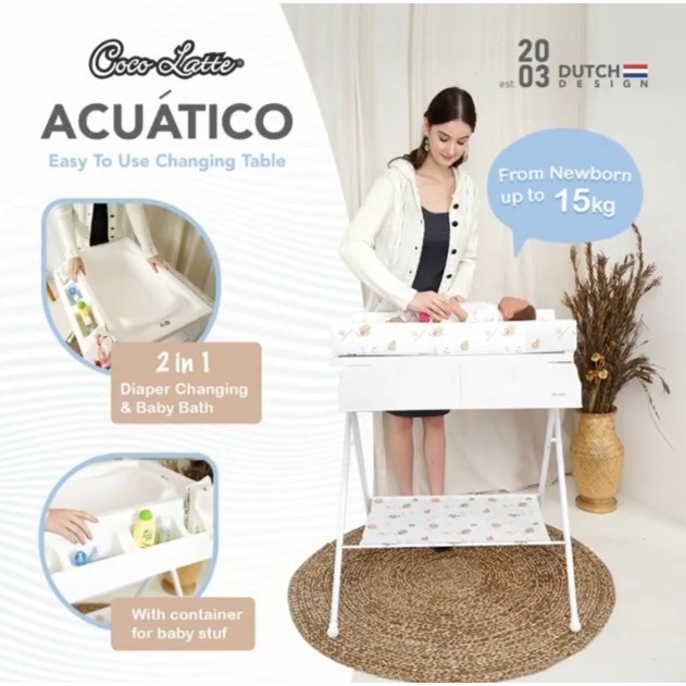 Baby Bath Baby Tafel Cocolatte Acuatico Bak Mandi Bayi