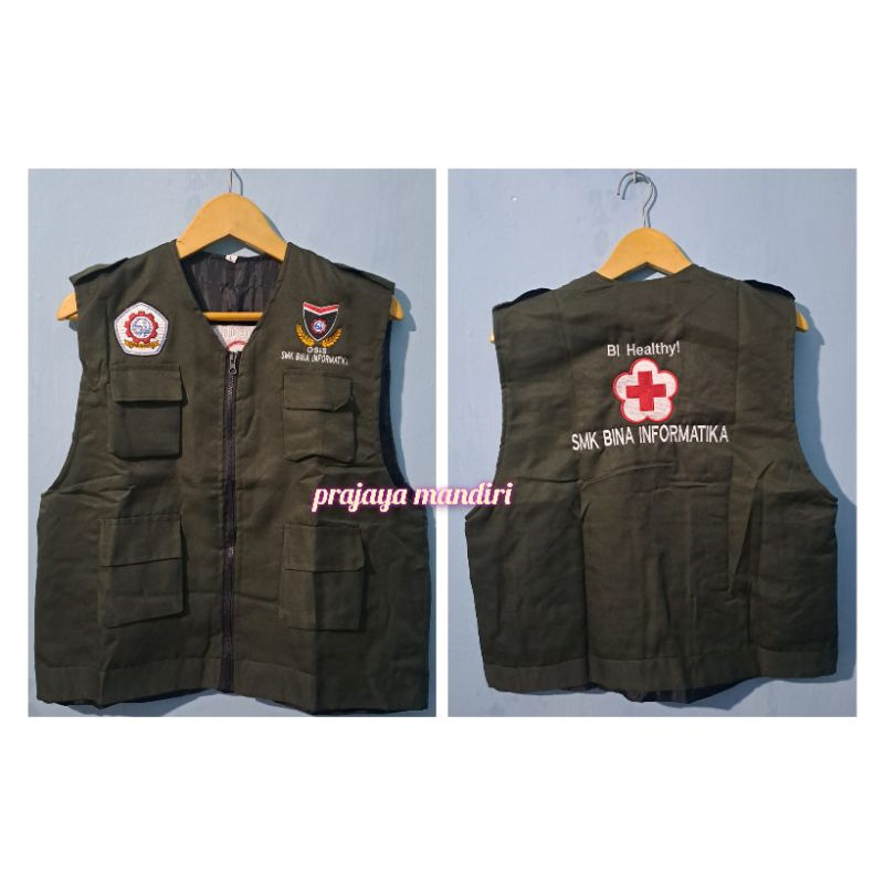 Rompi Osis | Costum logo sekolah | Costum Desain Bordir