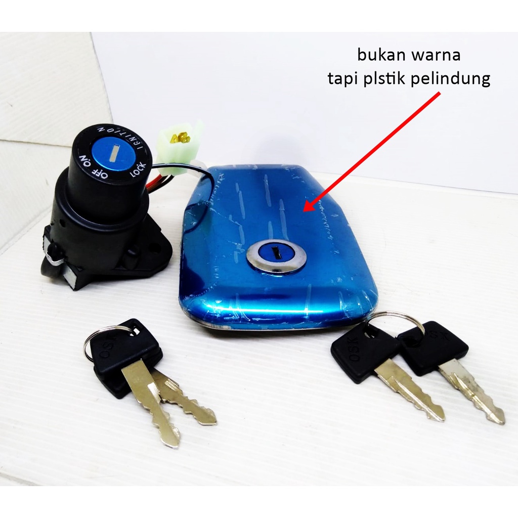 Kunci kontak Assy + tutup tangki RX king new