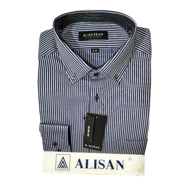 KEMEJA MOTIF ALISAN CORAK GARIS TERBARU TERMURAH