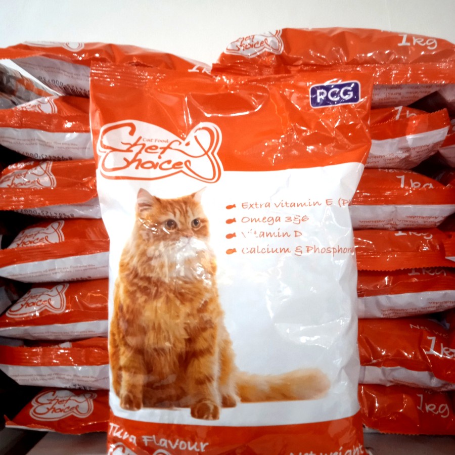 Chef Choice Adult Tuna Dry food Makanan Kucing Dewasa 1kg