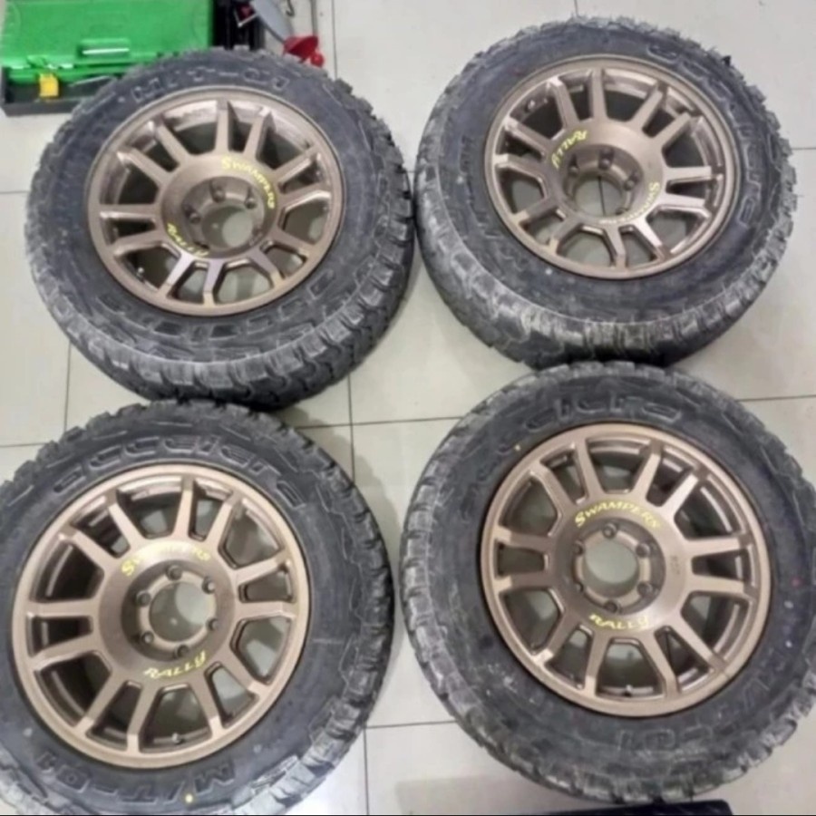 VELG BEKAS SWAMPERS HSR RING 18X9 PNP PAJERO, DORTUNER, SRADA, TRITON L200, HILUX, PRADO