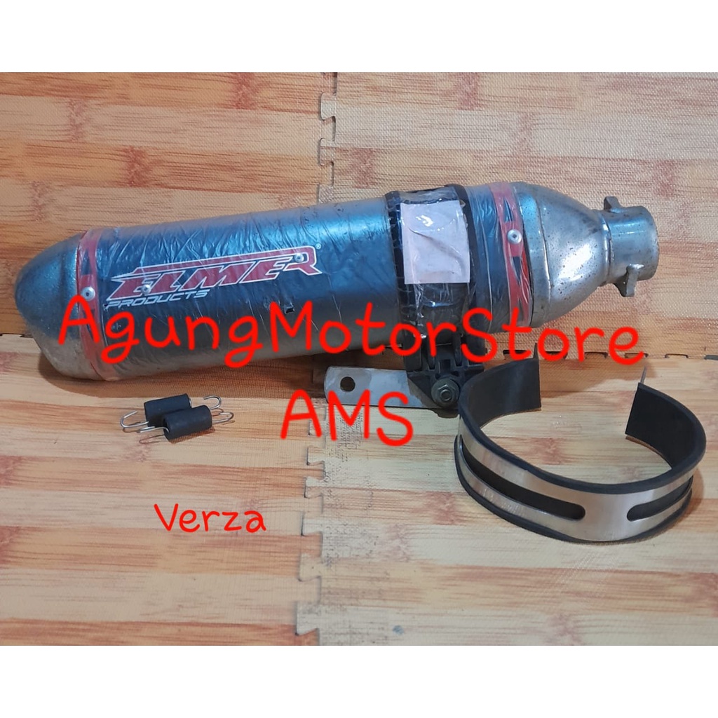 SILINCER KNALPOT MOTOR VERZA MERK ELMER DIAMETER 45MM