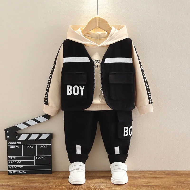 PROMO-SETELAN ANAK 3 IN 1 SETELAN ANAK LAKI LAKI BAJU ANAK LAKI LAKI JAKET ANAK SETELAN BOY