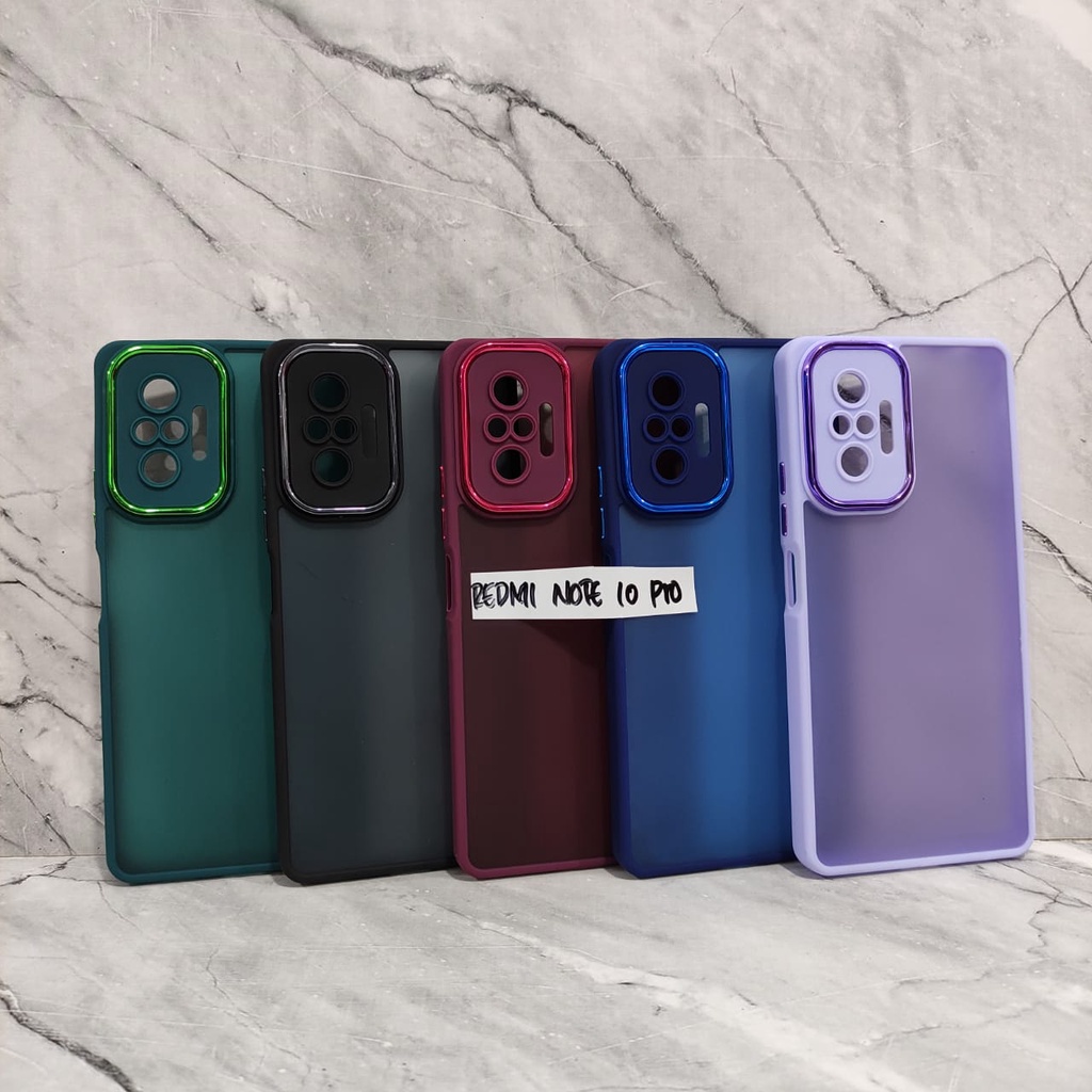 CASE DOVE HYBRID CHROME SOFT CASE FOR REDMI NOTE 11 PRO REDMI NOTE 11 REDMI NOTE 10 4G REDMI NOTE 10 5G REDMI NOTE 10S REDMI NOTE 10 PRO WHITE_CELL