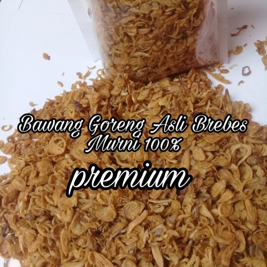 

Bawang Goreng Asli Brebes Murni 100%-500 Gram