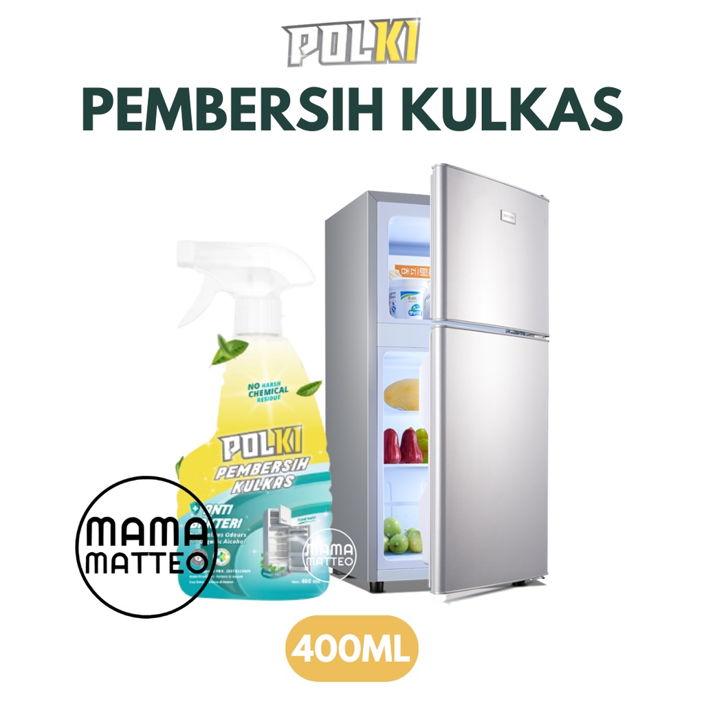 POLKI Pembersih Kulkas 400ml / Pembersih Permukaan dan Bagian Dalam Kulkas Dapur / Food Grade / BANDUNG