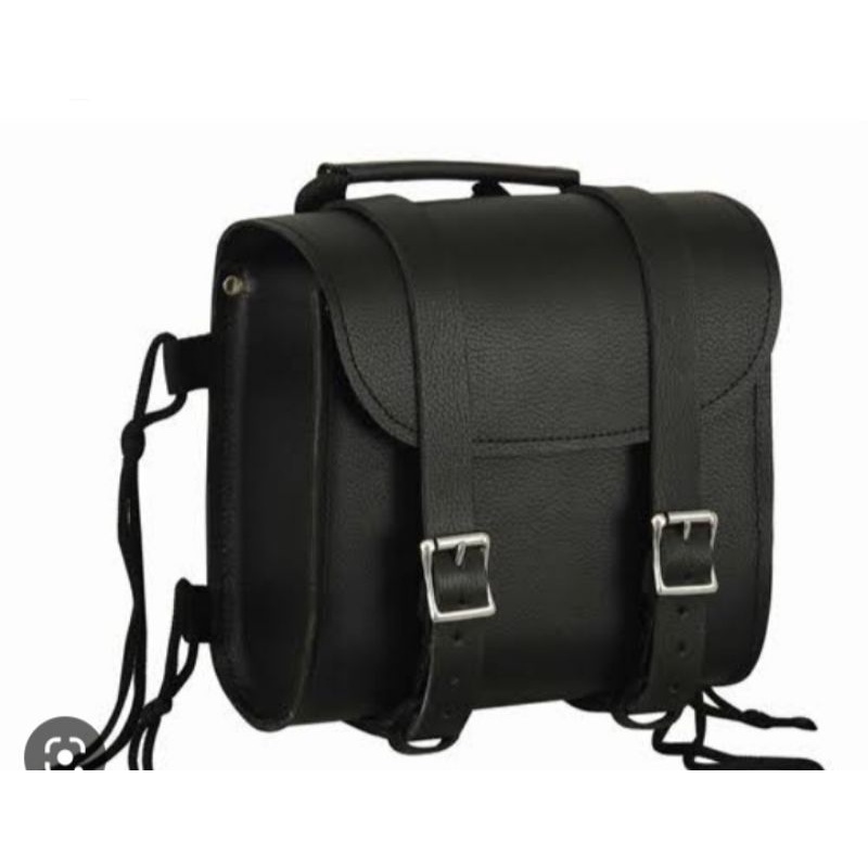 sissy bar bag motor-tas motor kulit asli-tas motor harley-waterproof material-pnp instalation-Univer