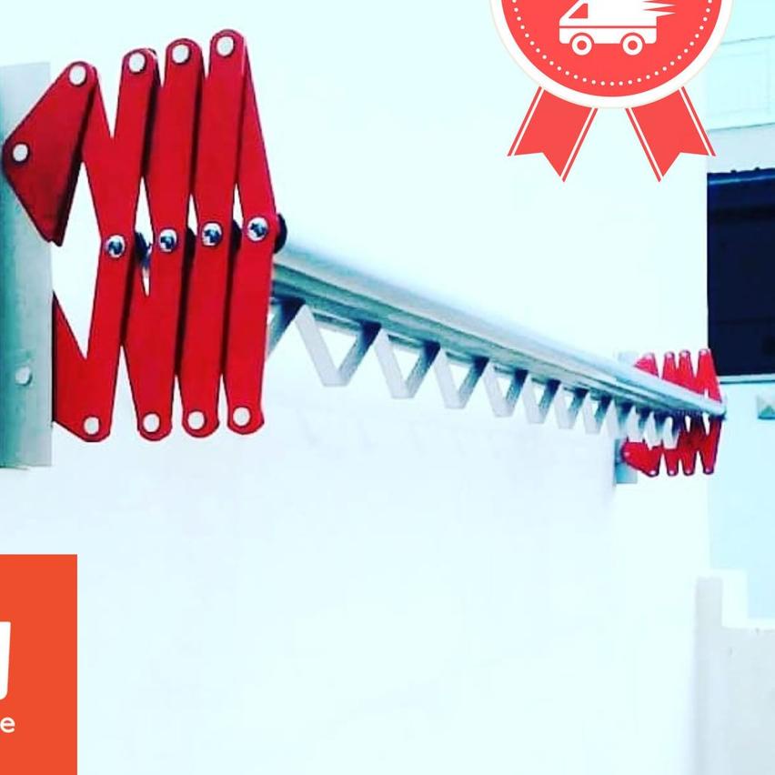 ➭ JEMURAN LIPAT DINDING PRAKTIS KUAT SUPER ☺