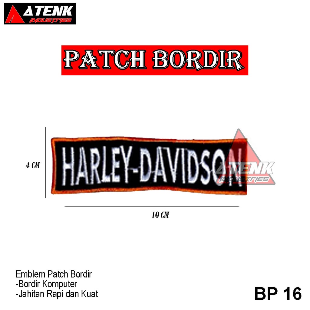 PATCH BORDIR - HARLEY-DAVIDSON
