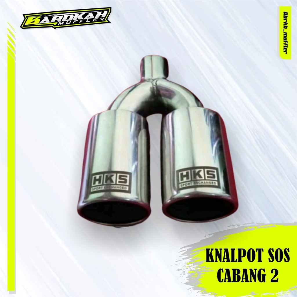KNALPOT SOS CABANG 2 SERIES