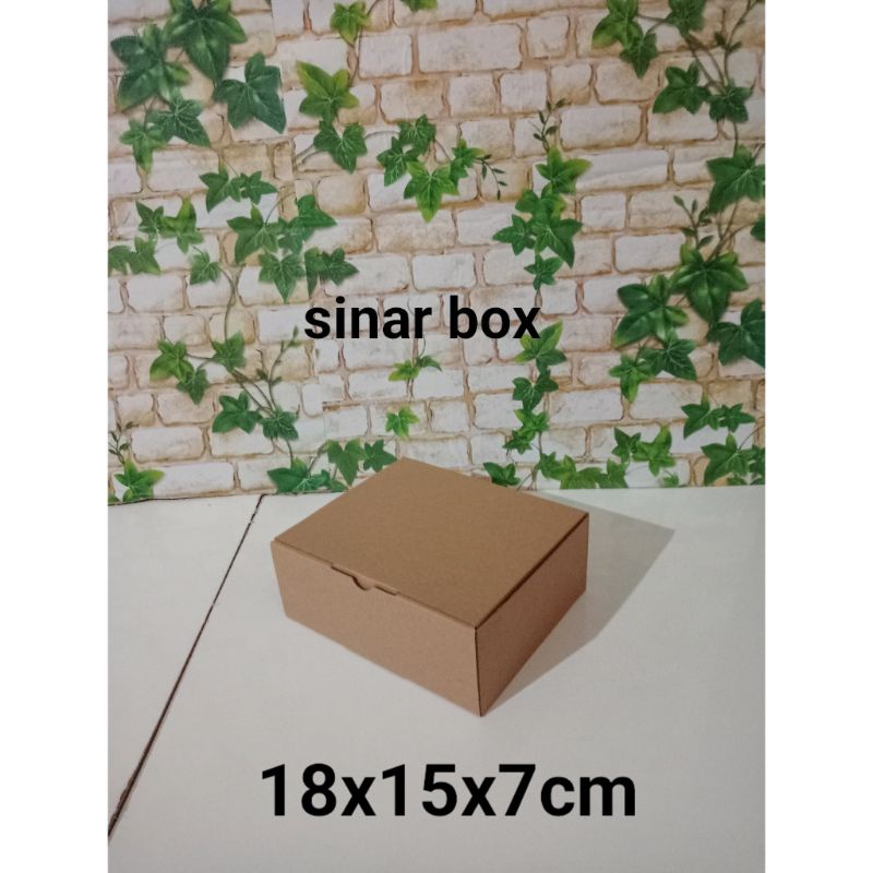 

kardus packing 18x15x7 cm box hampers,box aksesories,box souvenir