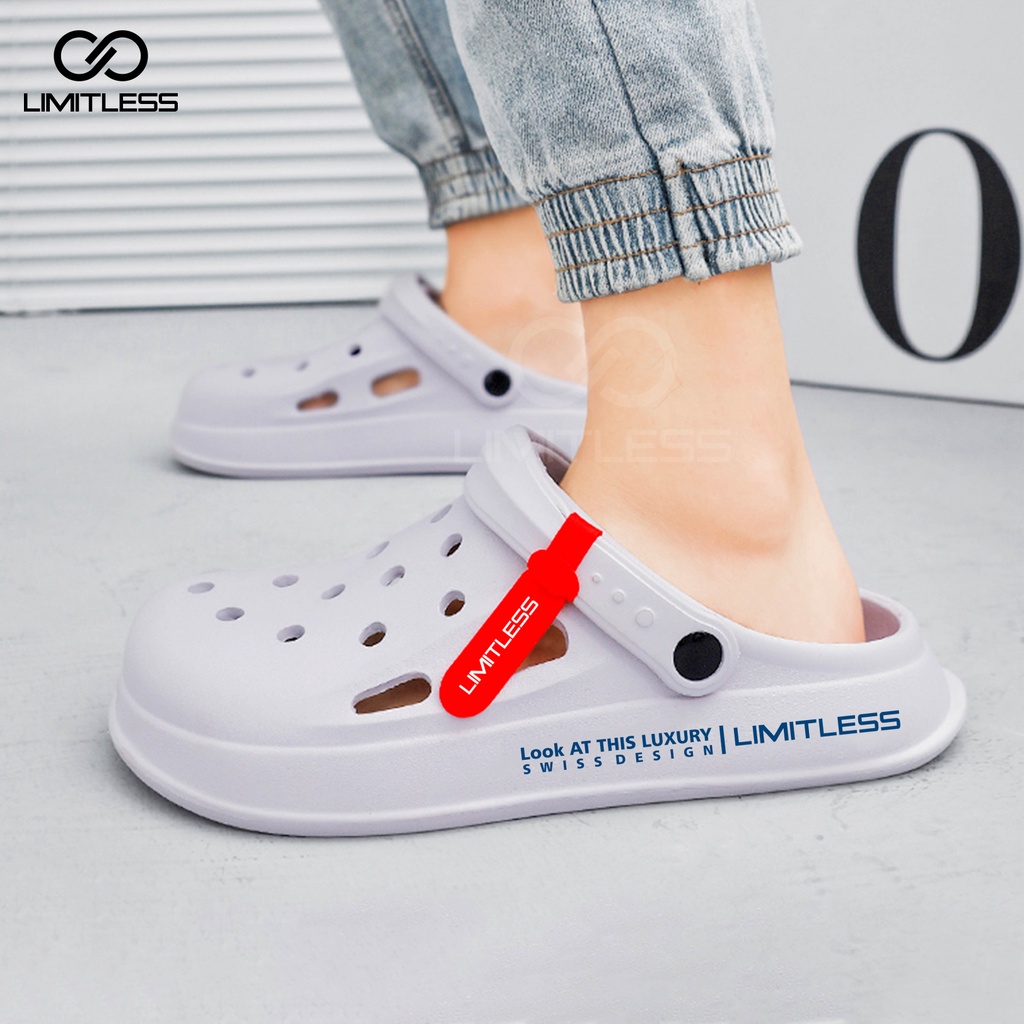 Sandal Pria Slop ELIZER Terbaru Trendy Sendal Slide Pria Sandal Selop Cowok Outdoor Casual Non Slip