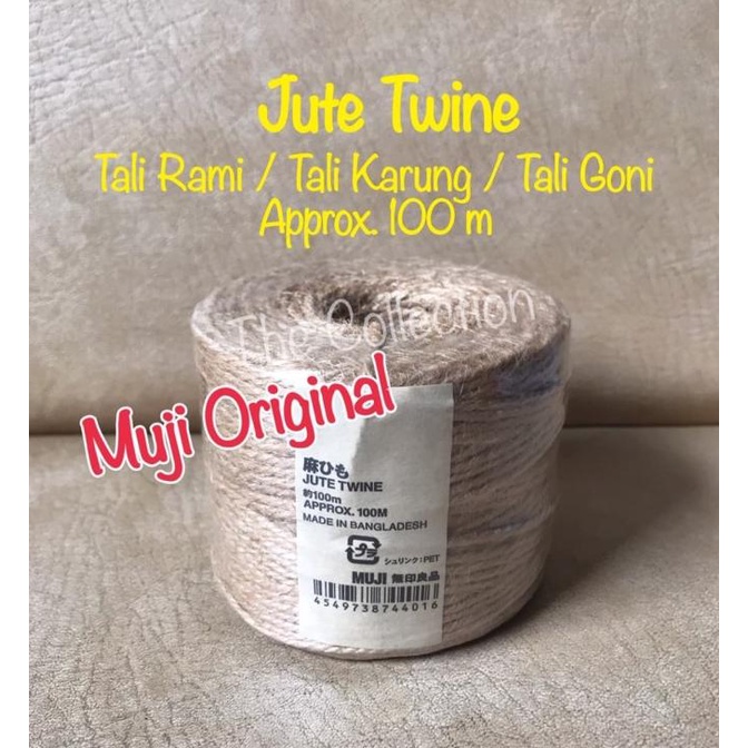 

CR60 per ROLL Tali Rami Karung Goni Jute Twine MUJI ORI Craft