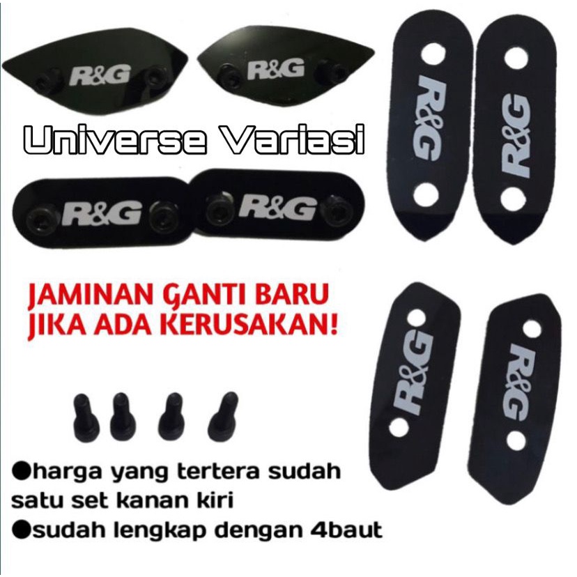 MIRROR BLANGKING COVER TUTUP SPION NINJA CBR 150R CBR 250R R15 V3 R25 DLL MIRROR BLANKING PENUTUP SP