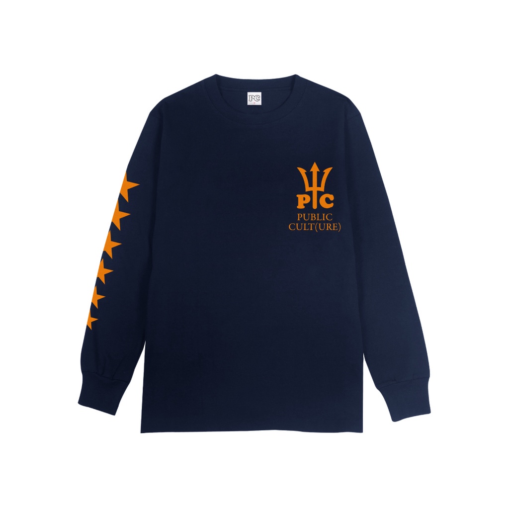 PUBLIC CULTURE - Worship Navy Long Sleeve