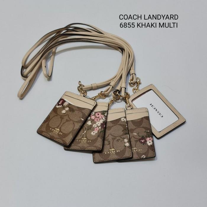 

Lanyard Coach 6355 floral sign khaki multi sz 10x8cm