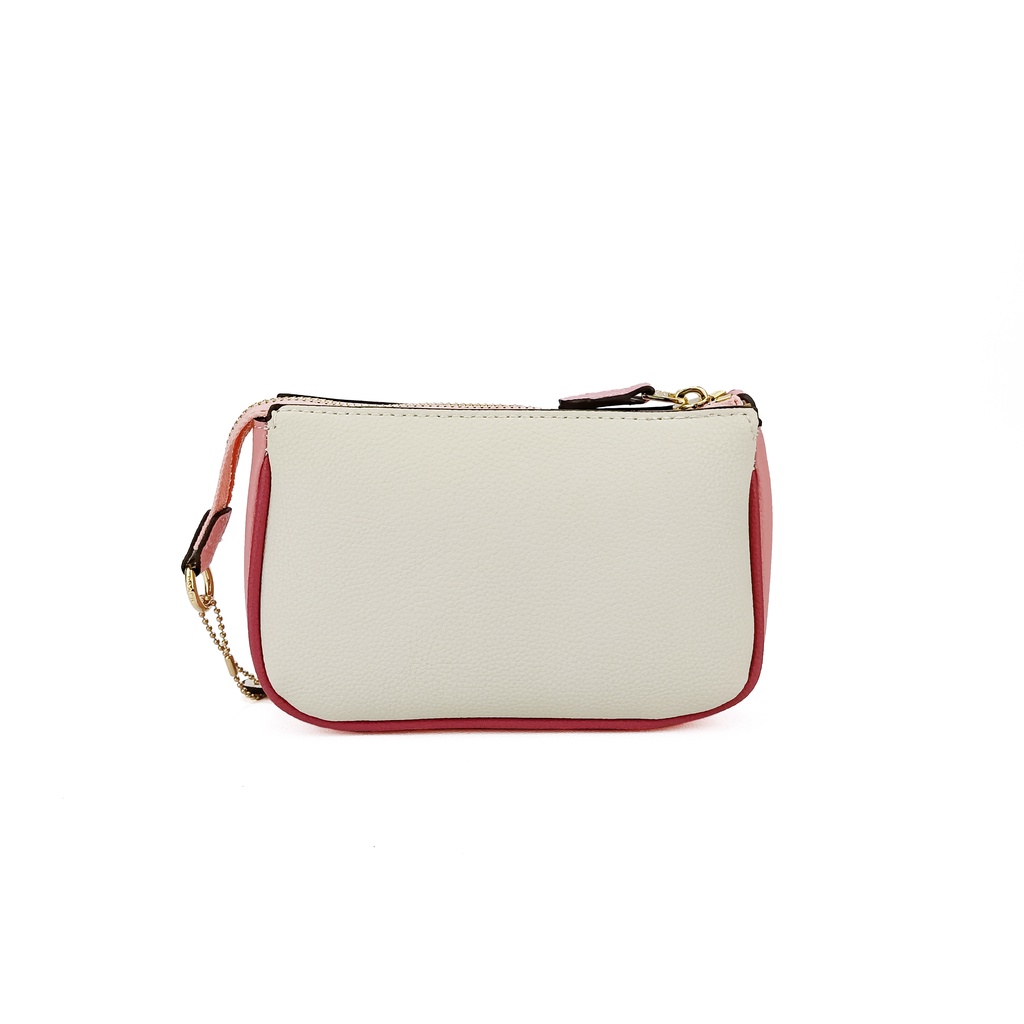 Coach Nolita 19 Signature Women Shoulder Mahjong Bag Wristlet Beadchain Pearl C1585
