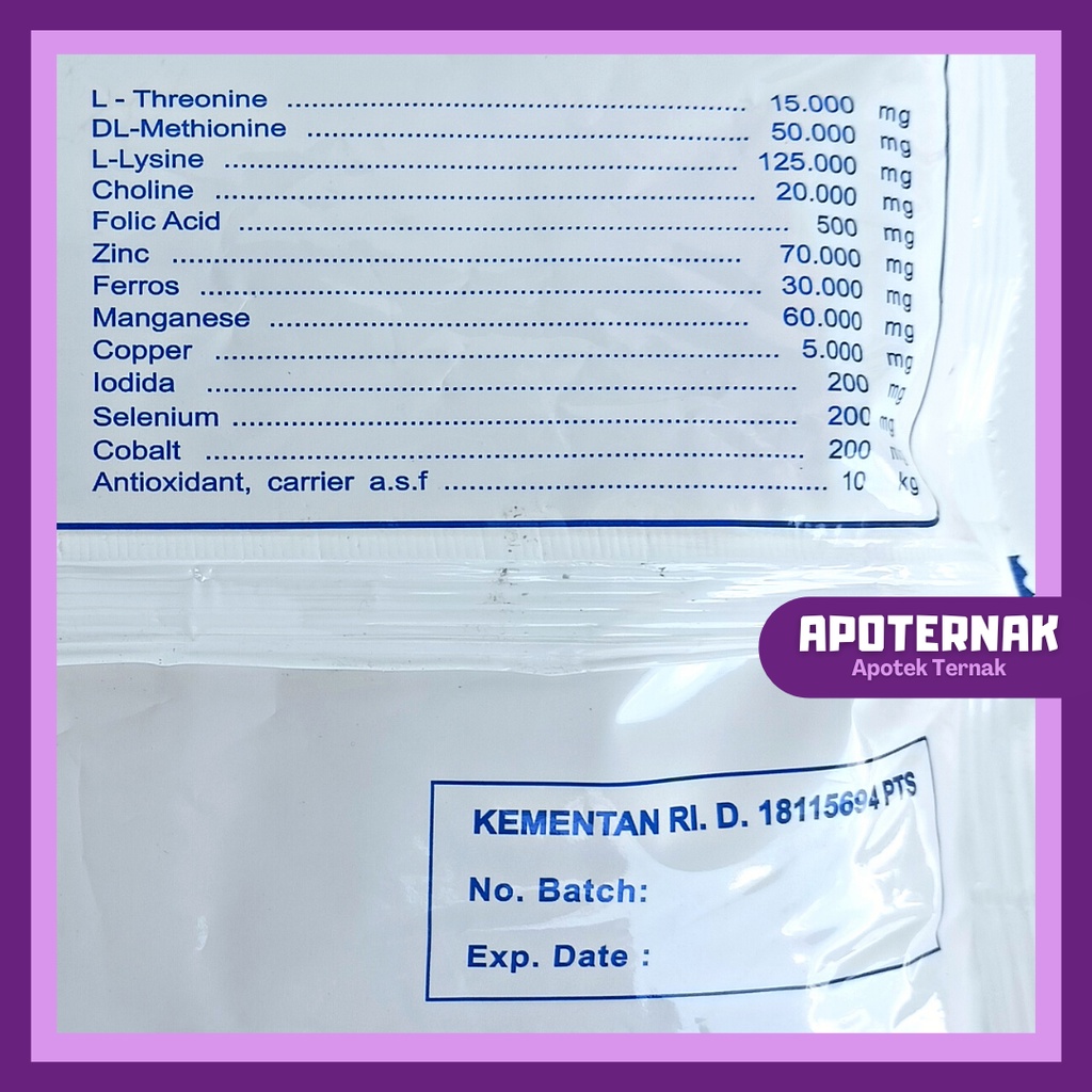 MASAMIX BRO 25 kg | Premix Broiler Pemacu Pertumbuhan Ayam Pedaging Broiler | Lebih Cepat Gemuk | Bobot Ayam Naik