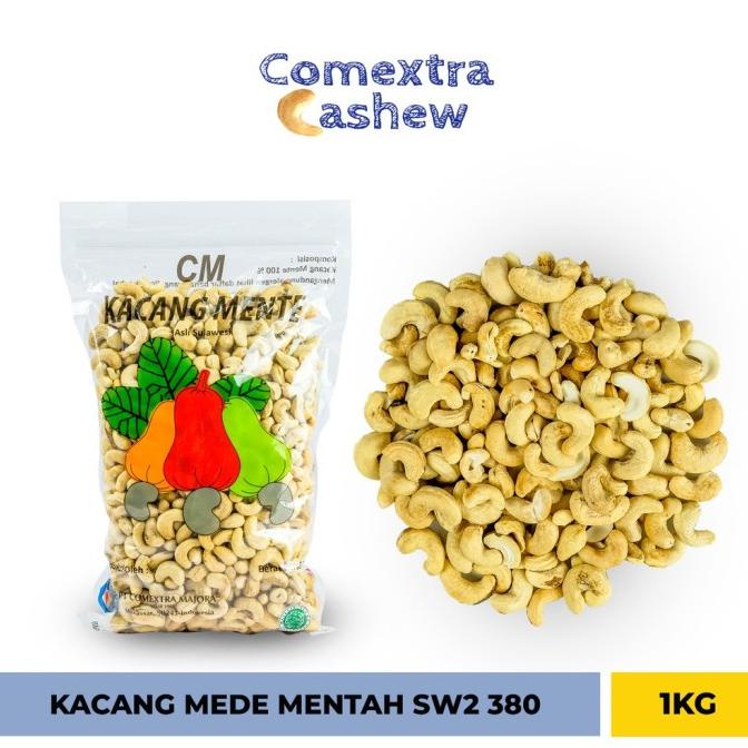 

KACANG MEDE KACANG MEDE MENTAH UTUH SW2 380 1 KG - SULAWESI CASHEW KERNEL KACANG EL09I09A82L