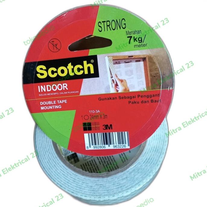 

Scotch Indoor 3M Double Tape Foam Tape Mounting 110-3A 7kg 1in 3m sal01