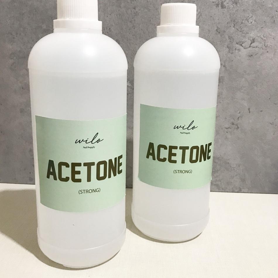 Terlaris Wilonailsupply Acetone Aseton Penghapus Kutek Gel Pembersih Cat Kuku