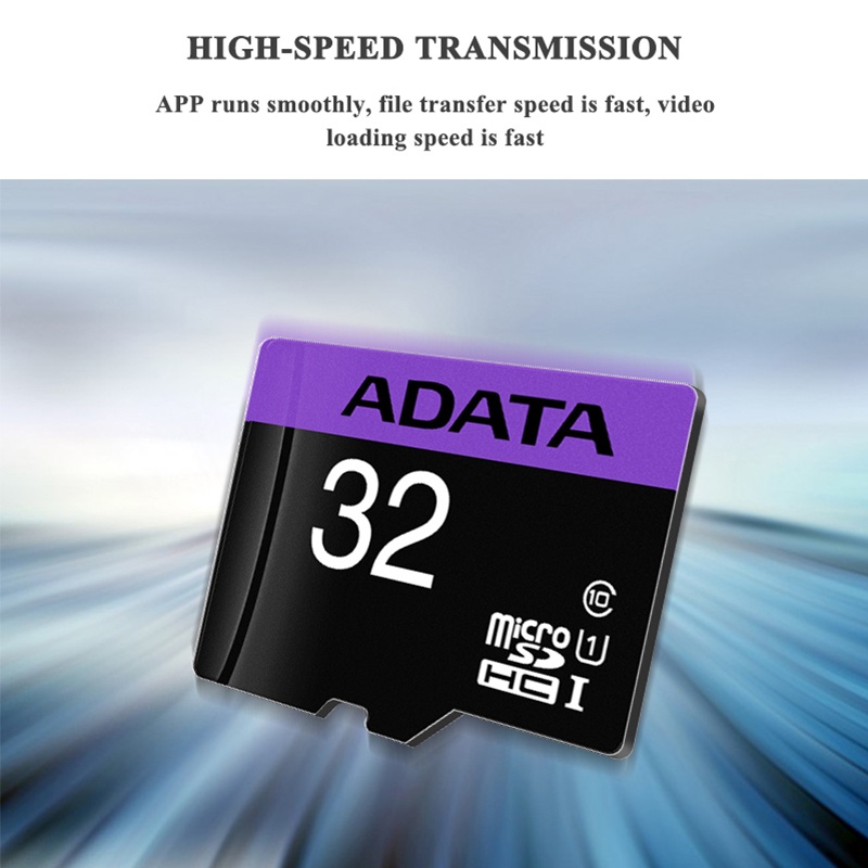 Adata Micro SD 64GB Memory Card Kartu Micro TF U1 4K A1 Level10Kompatibel Handphone Komputer