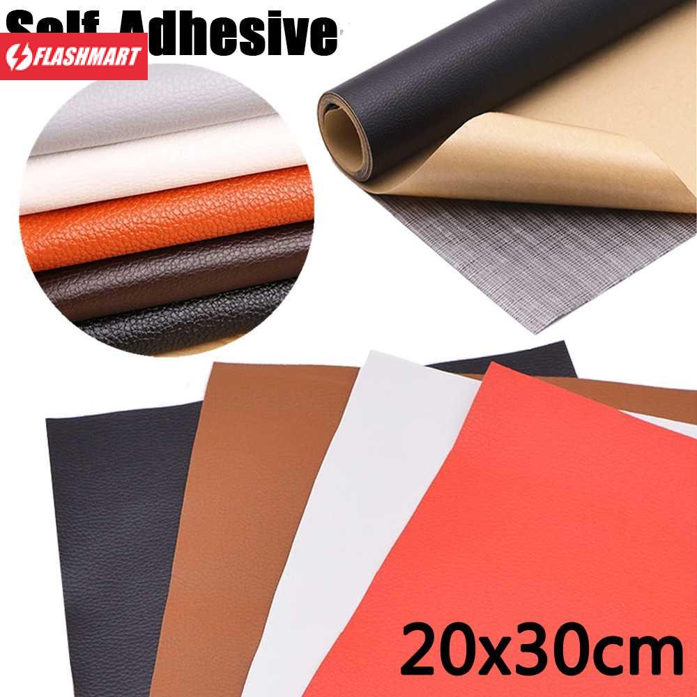 Flashmart Kulit Sintetis Tambal Sofa Self Adhesive PU Leather 20x30cm 5 PCS - RX279