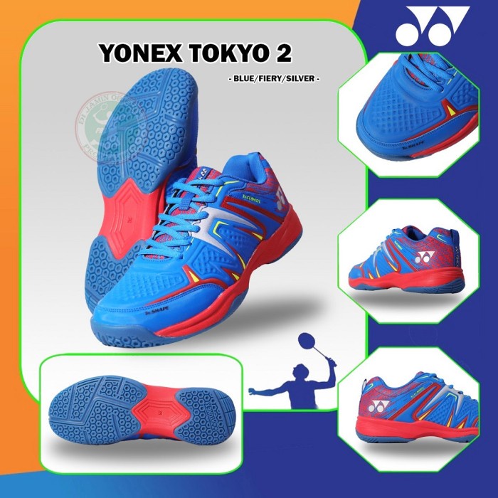 {MentariStore} New YONEX Tokyo 2 Sepatu Badminton Original - Blz Org Br Org 41 Berkualitas