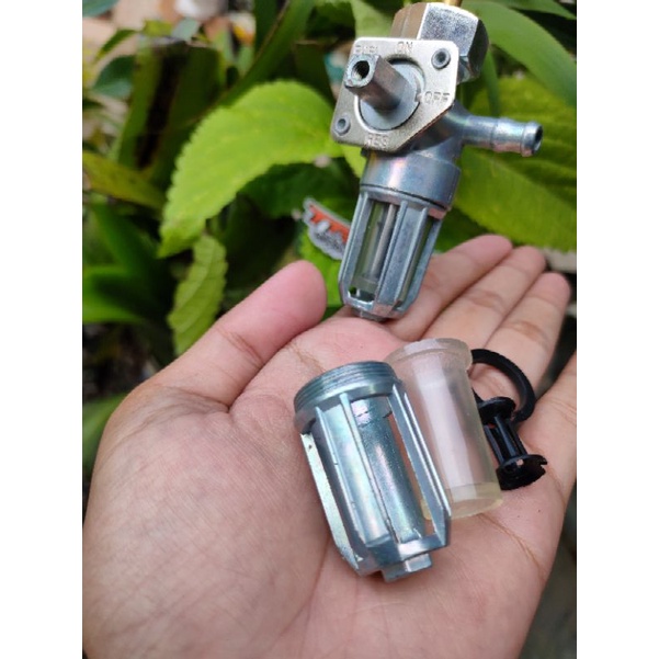 Filter bensin kran Megapro Tiger tirev filter keran kran Tiger Megapro (FILTER SAJA)