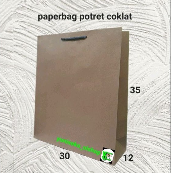 

paperbag shopping potret coklat (30×12×35)