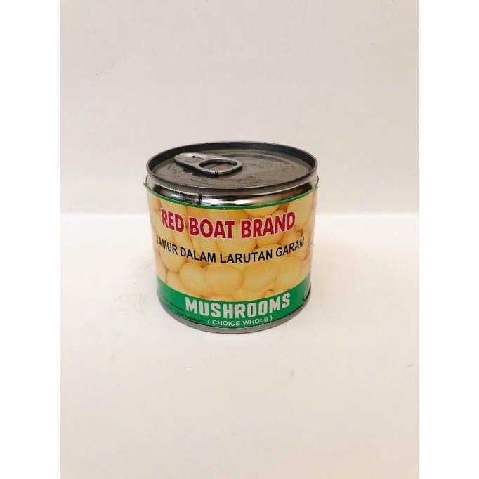 

Red Boat Brand Mushrooms / Jamur dalam Garam / Champignons 198g