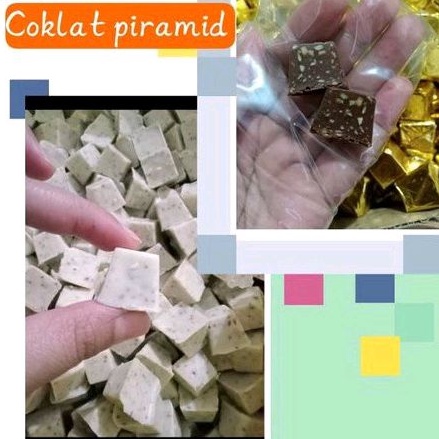 

Coklat Piramid Coklat Kubus Ukuran 500 Gram Bahan Silverqueen Mix Take It