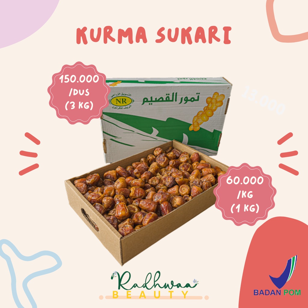 

[BPOM & READY] KURMA SUKARI