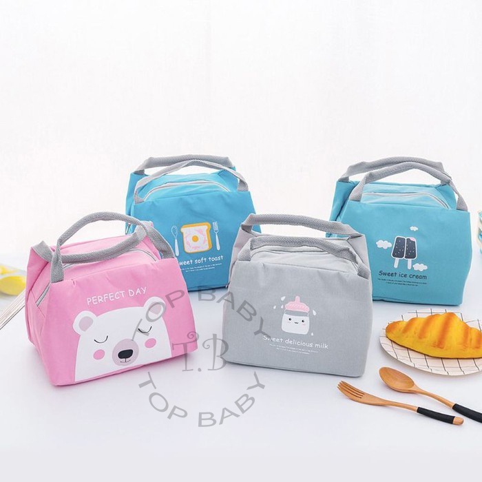 Tas Bekal Cooler Makan Anak Motif Lucu - 4832