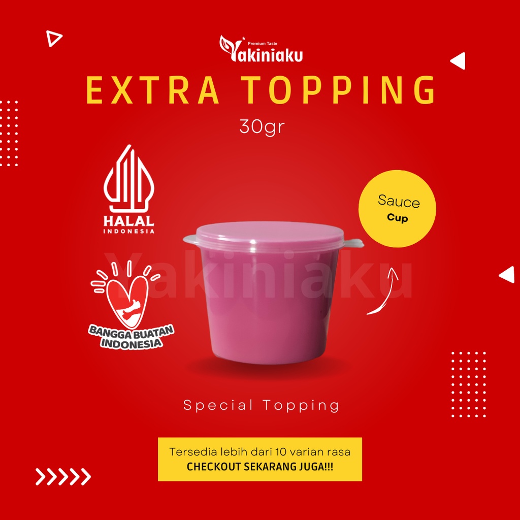 

Extra Topping Chocolate Coklat Dip Toping Choco Jar Rice Crunchy Crispy Rasa Varian Tiramisu Strawberry Chocolate Hazelnut Greentea Matcha Cappuccino Vanilla White Choco Glaze Selai