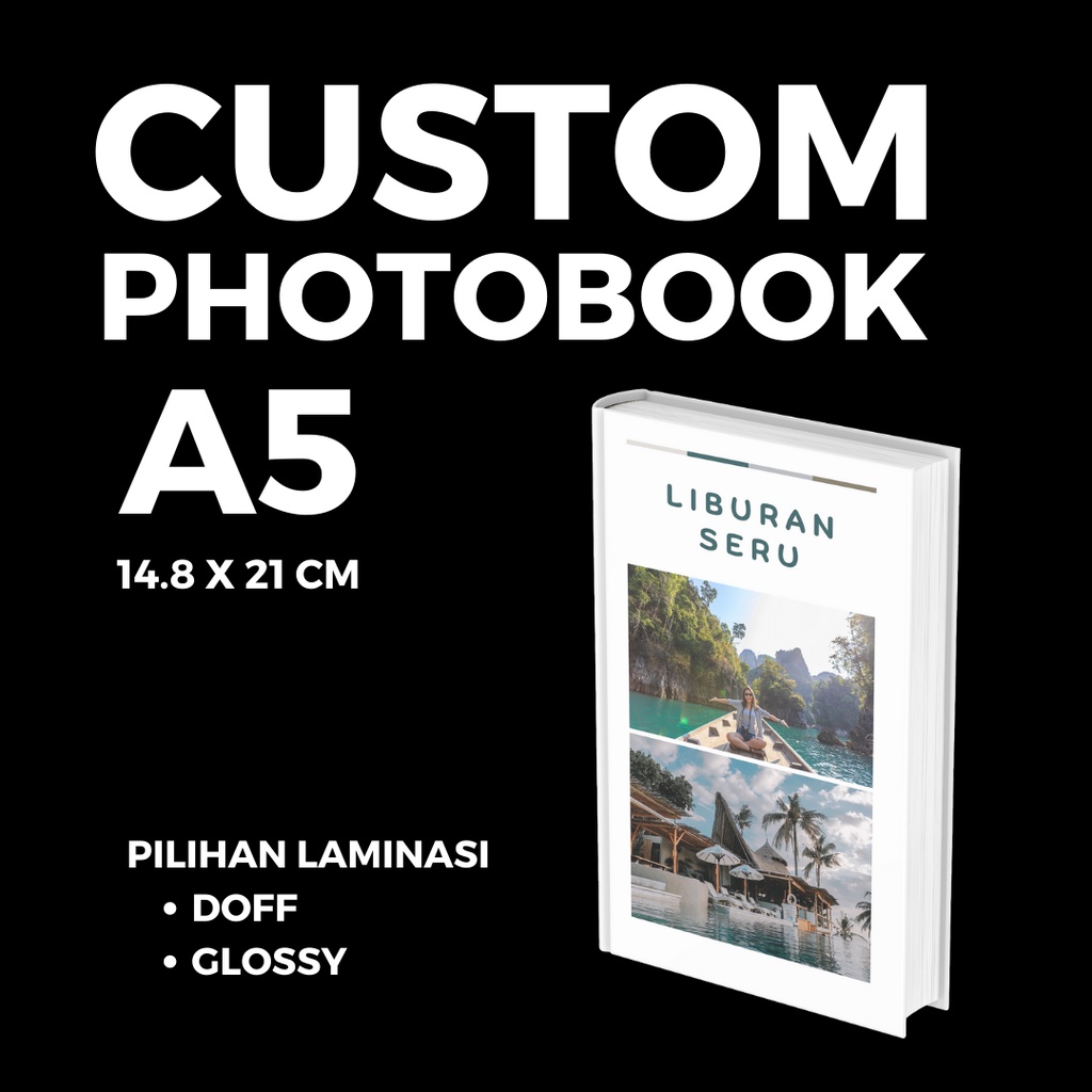 [A5] Cetak Photobook - Yearbook - Album Foto Buku Kenangan Album Kenangan Murah Bisa Custom