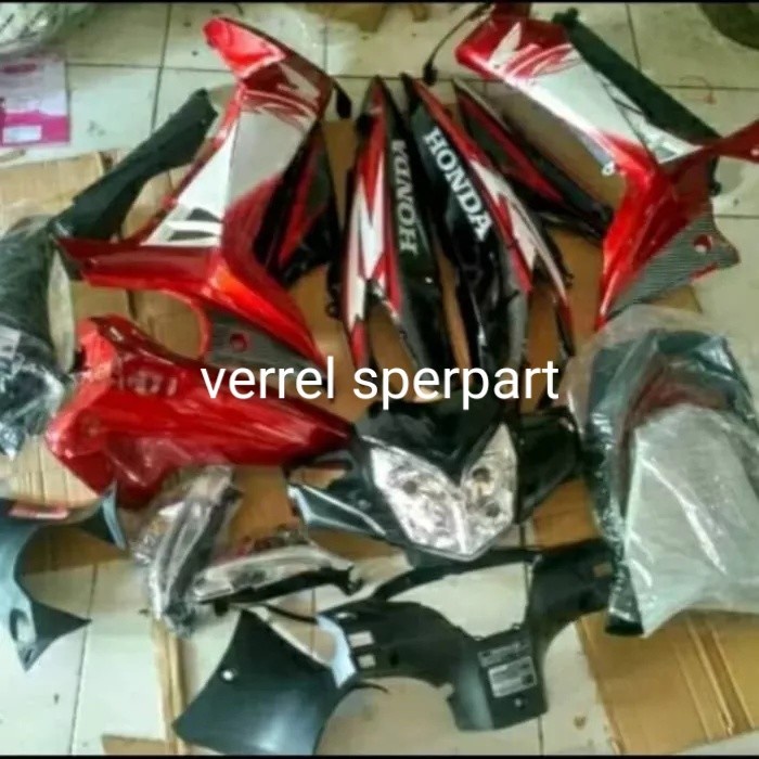 cover body full set supra x 125 betmen thn 2009 2011