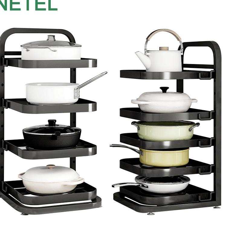 BEST SELLER NETEL Rak Panci Rak Bawah Wastafel Rak Dapur Minimalis Penyimpanan Serbaguna