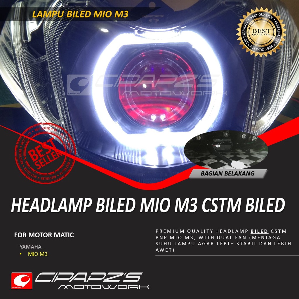 Lampu Depan Biled Mio M3 Mio Z Headlamp Biled Custom Cipapzs Motowork