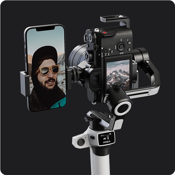 MOZA AirCross S - 3 Axis Camera Stabilizer On for All Garansi Resmi