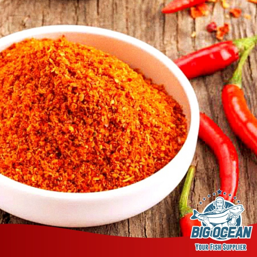 

Cabe Bubuk Super Pedas|Chili Flakes Grade Premium @100gr - Halus