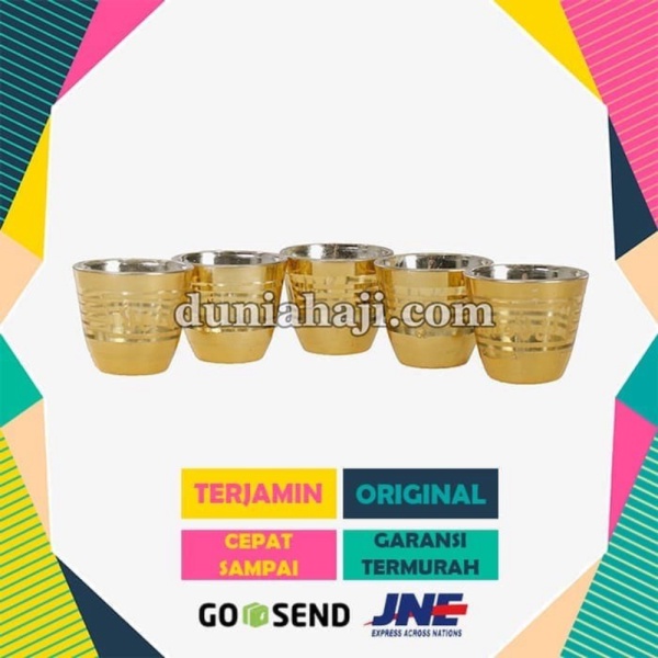 

Dijual Gelas Cucing Gelas air zam zam 1LUSIN oleh oleh haji dan umroh Diskon
