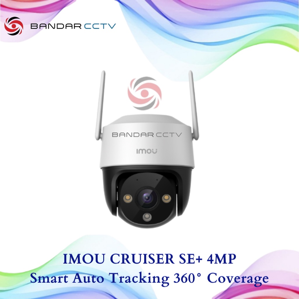 IMOU CRUISER SE+ 4MP Smart Auto Tracking Camera CCTV 360° Coverage