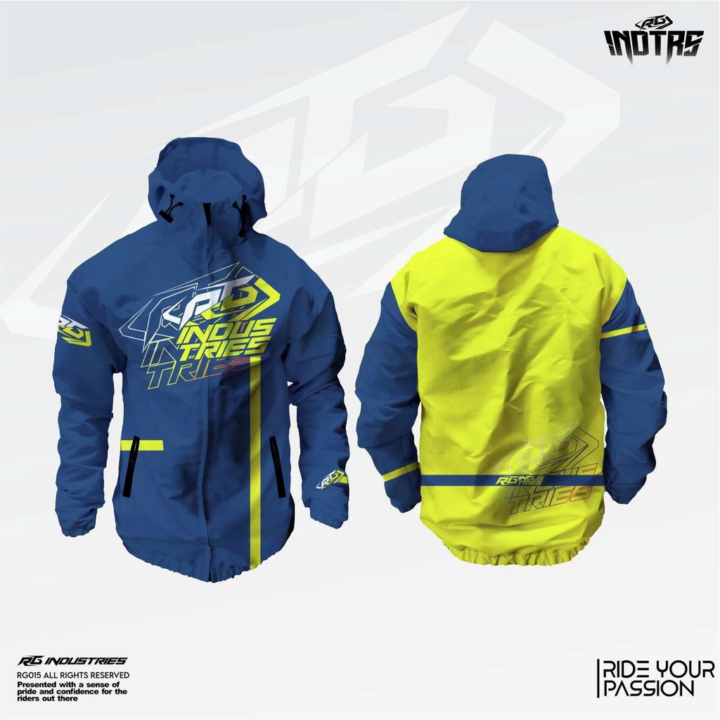 Jacket Running Printing jaket windbreaker waterproof RG INDUSTRIES CODE RG15J05