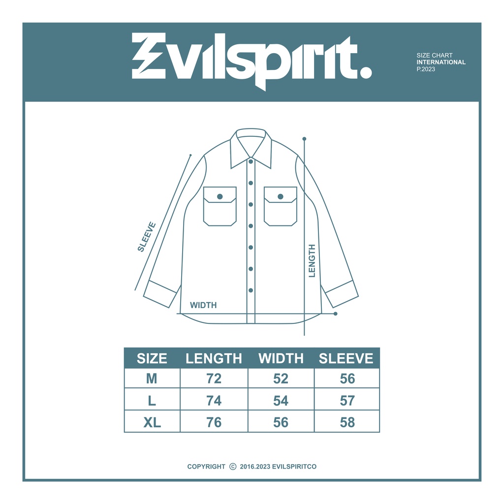 EVILSPIRIT KEMEJA CORDUROY - MOODBOARD CREAM UNISEX