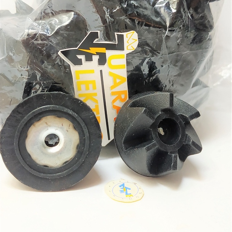 Gear Karet Blender Lobang Kecil RRT | Gigi Karet Kopel Drat Kecil Blender National | Gear Upper Mounting Blender SANEX Merk Cina/RRT