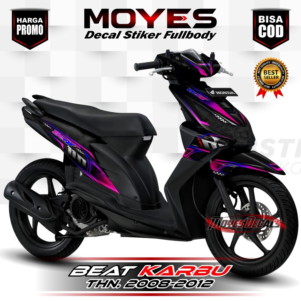 Decal Beat Karbu / Stiker Beat Karbu / Decal Beat Lama / Moyes Stiker Fullbody